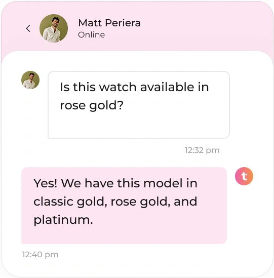 electronics chat screenshot